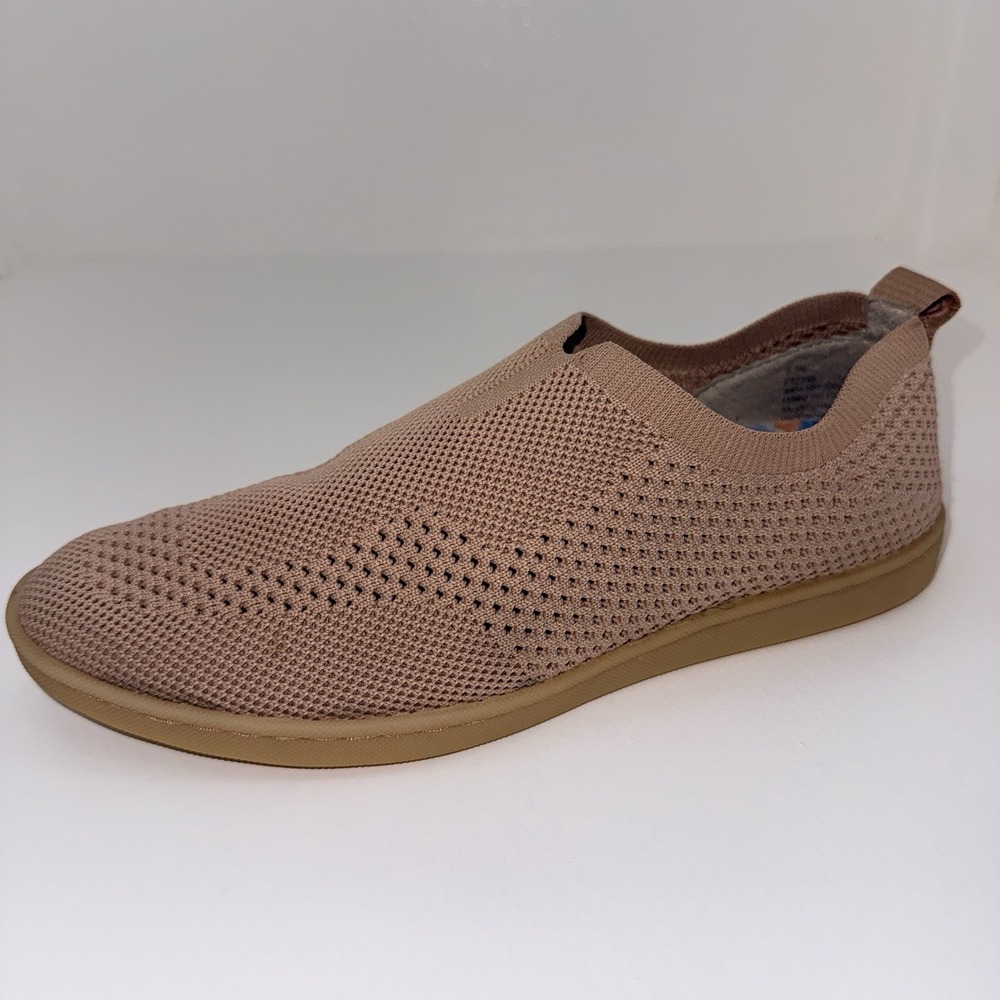 Born Antero Women's 6.5 M Pink Knit Slip On Comfort Casual Walking Sneakers